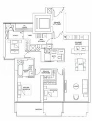 Marina One Residences (D1), Apartment #555413531